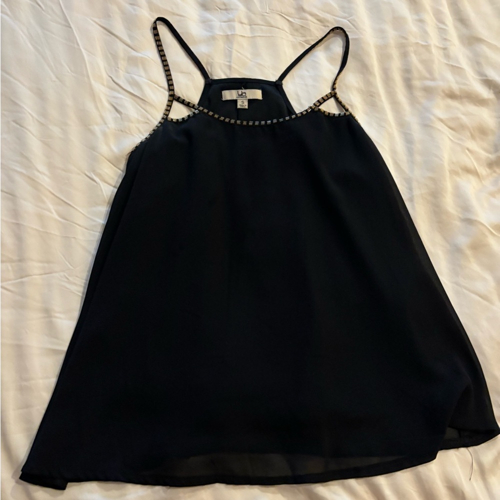 Black tank top